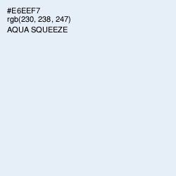 #E6EEF7 - Aqua Squeeze Color Image